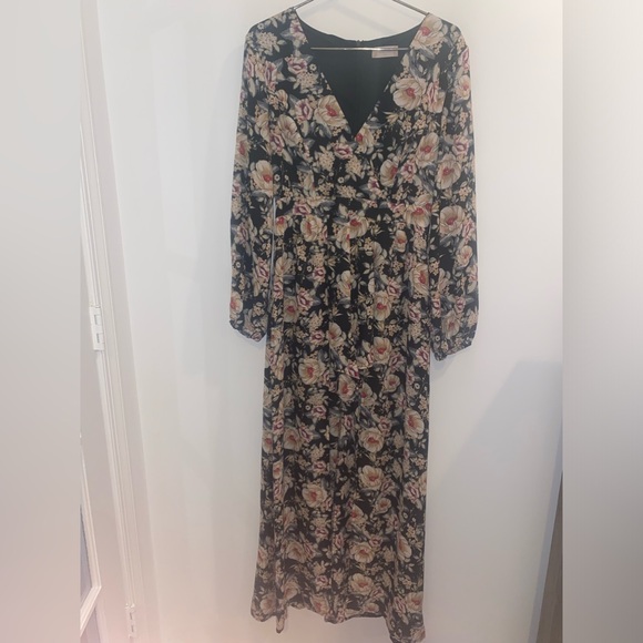 Altar'd State Walk Through Maxi Dress/Romper
Green Pink Floral Print Size Small - Picture 5 of 15